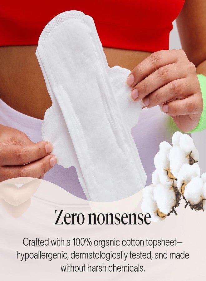 Cora 100% Organic Cotton Topsheet Pads (34 Made to Move Regular Pads) - Image 5
